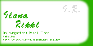 ilona rippl business card